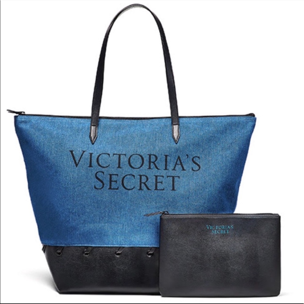 ⚡️🏷 VICTORIAS SECRET DENIM TOTE BAG